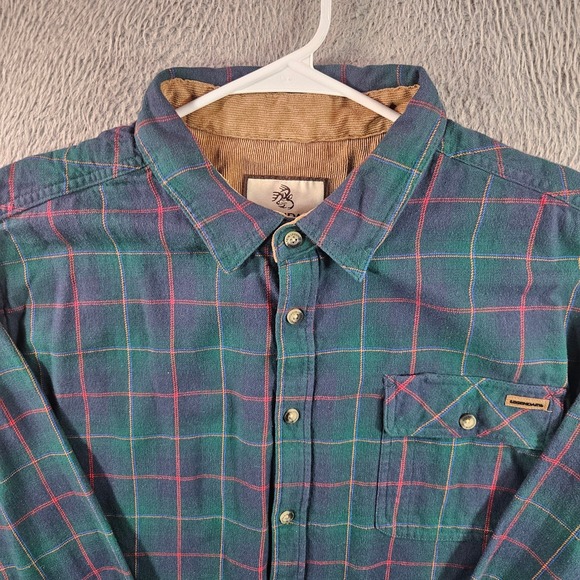 Legendary Whitetails Mens Plaid Flannel Shirt Long Sleeve Button Up Size XL - Picture 3 of 10